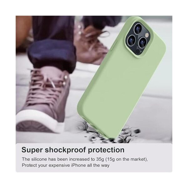 Vooii Funda compatible con iPhone 14 Pro silicona líquida_5