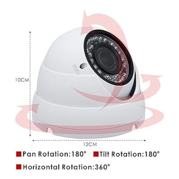 Cámara de seguridad súper híbrida de 5 MP 4 MP Vonnision 4_6