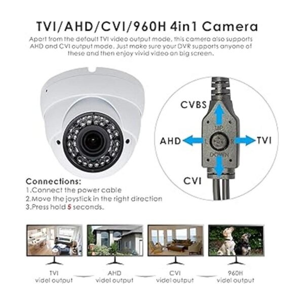 Cámara de seguridad súper híbrida de 5 MP 4 MP Vonnision 4_2