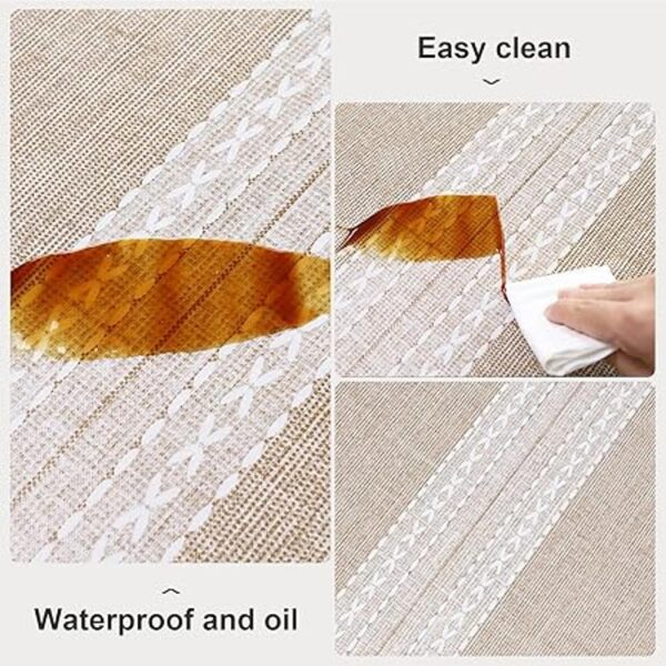 Vonabem Mantel rectangular de PVC 100 impermeable_3