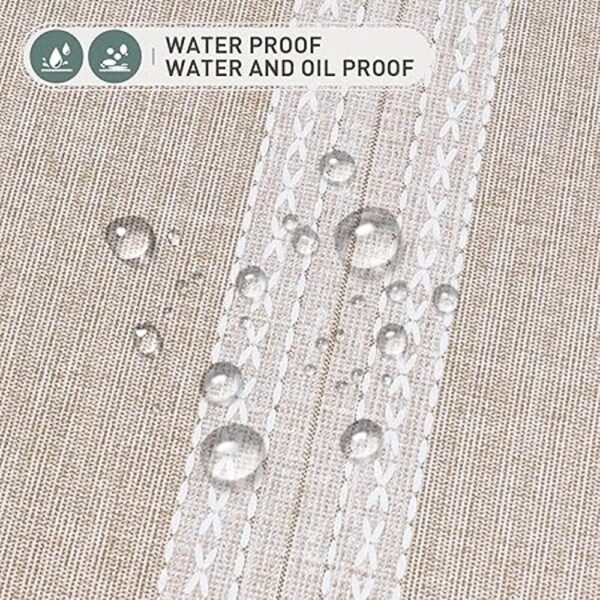 Vonabem Mantel rectangular de PVC 100 impermeable_2