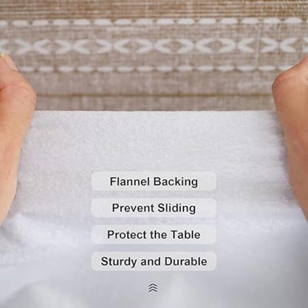 Vonabem Mantel rectangular de PVC 100 impermeable_4