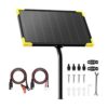 Voltset 10 Watt Solar Panel Kit Powered Charger 12V