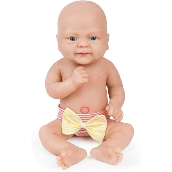 Muñeca de bebé completamente de silicona luce real_1