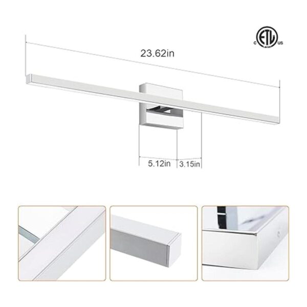 VOLISUN Moderna luz de tocador de baño de 31.5 pulgadas_2