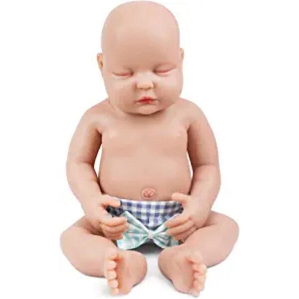 Vollence Muñecas de bebé de silicona de cuerpo completo_1