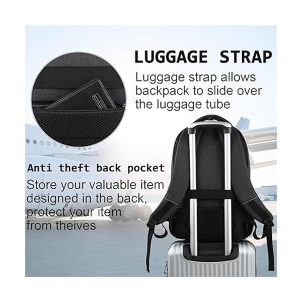 Mochila para computadora portátil delgada duradera e_6