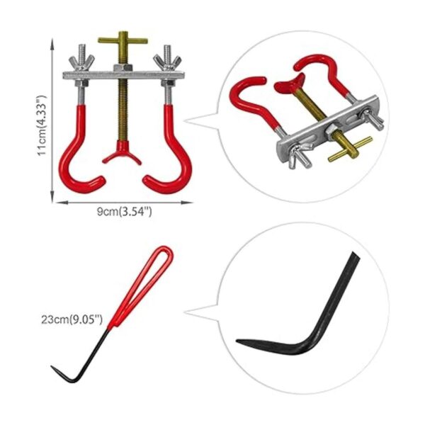Voilamart Kit de herramientas de acero al carbono para