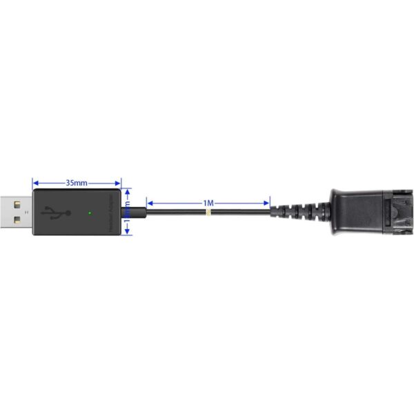Cable QD de desconexión rápida de auriculares de oficina