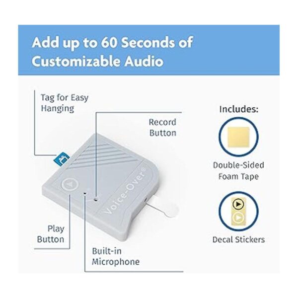 VoiceGift VoiceOver Inserto de grabadora de voz de 60_3