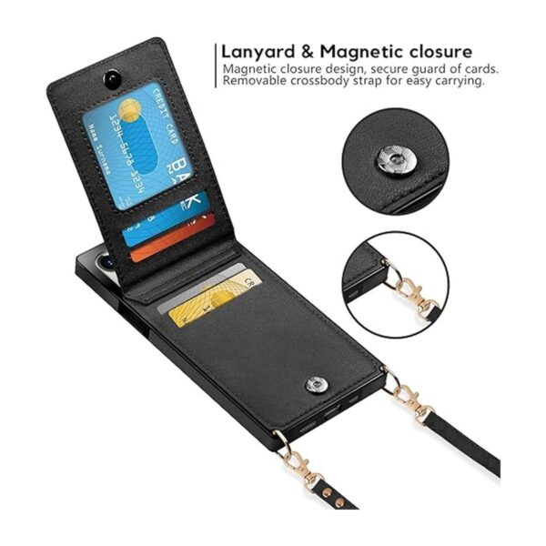 Vofolen Funda para iPhone 14 Pro tarjetero de piel_3