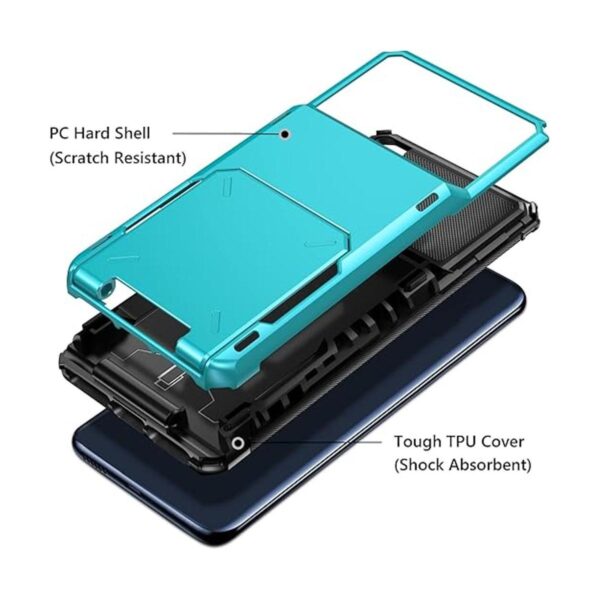 Vofolen Funda para Galaxy S22 con 4 ranuras para tarjetas_3