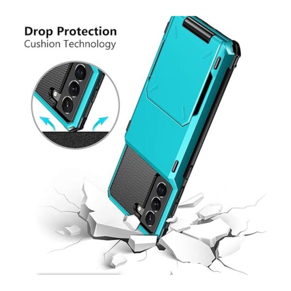 Vofolen Funda para Galaxy S22 con 4 ranuras para tarjetas_5