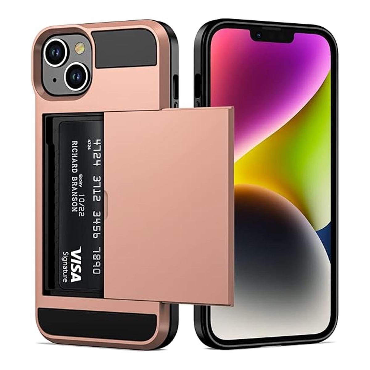 Vofolen Funda para iPhone 14 tarjetero para tarjeta de