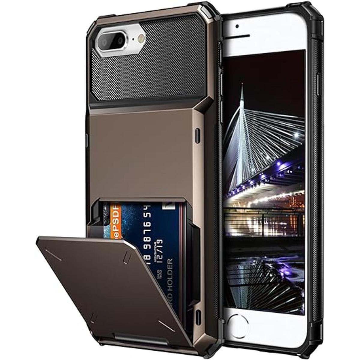 Vofolen Funda para iPhone 8 Plus con ranura para tarjeta