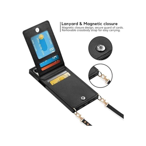 Vofolen Funda para iPhone 11 tarjetero de piel sintética_3
