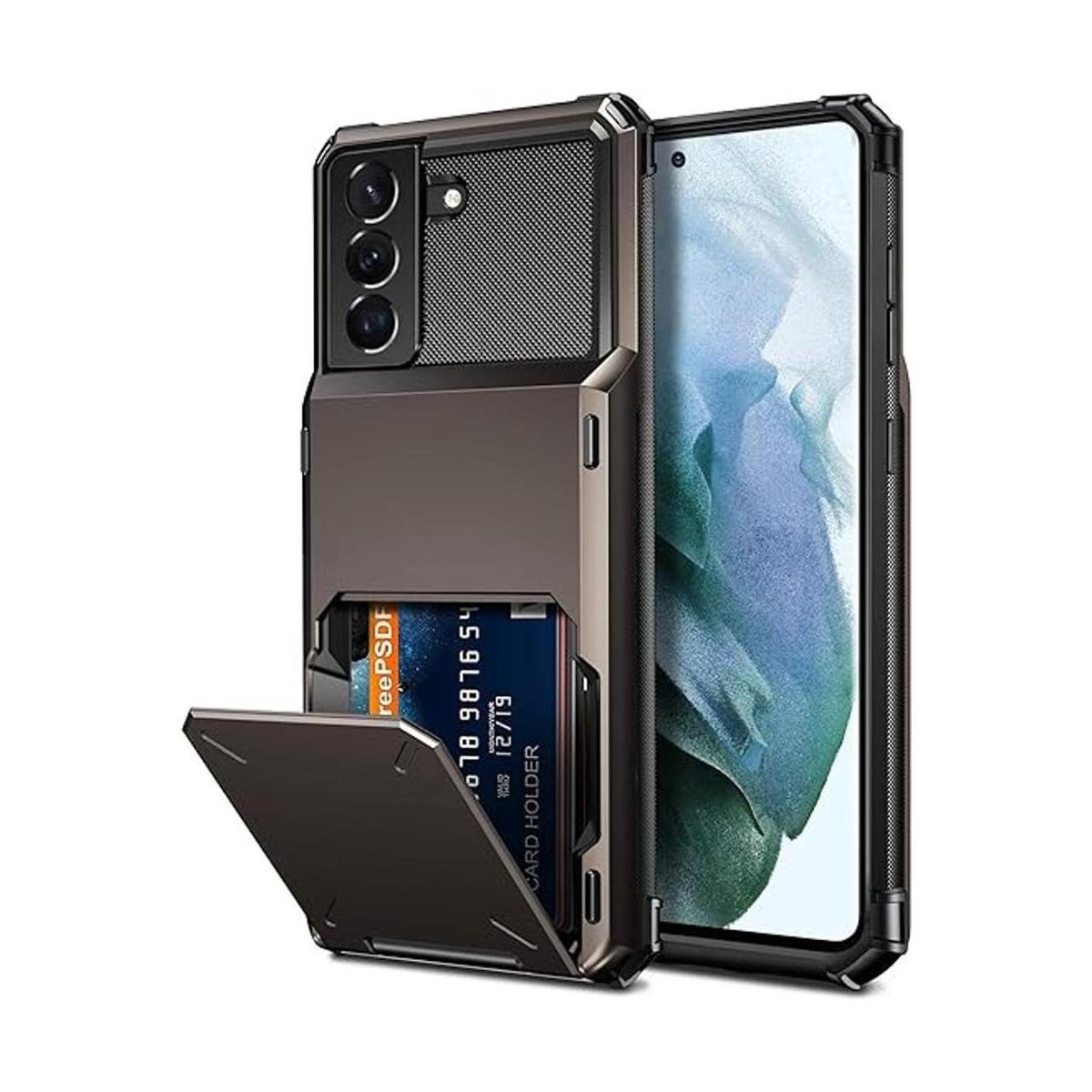Vofolen Funda para Galaxy S21 con soporte para tarjeta