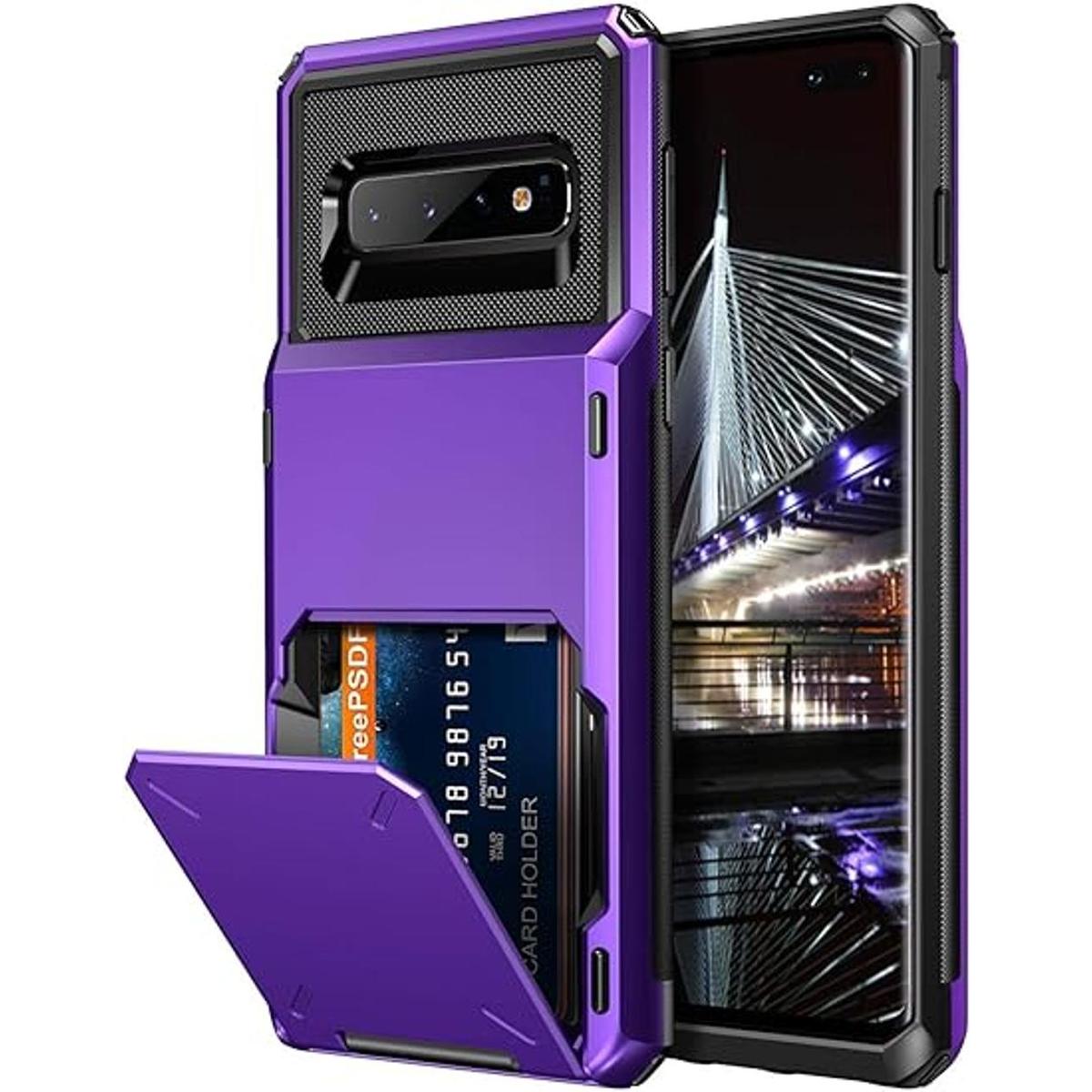 Vofolen Funda para Galaxy S10 Plus 4 bolsillos para