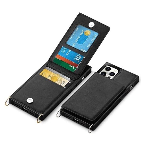 Vofolen Funda compatible con iPhone 13 Pro Max cartera_2