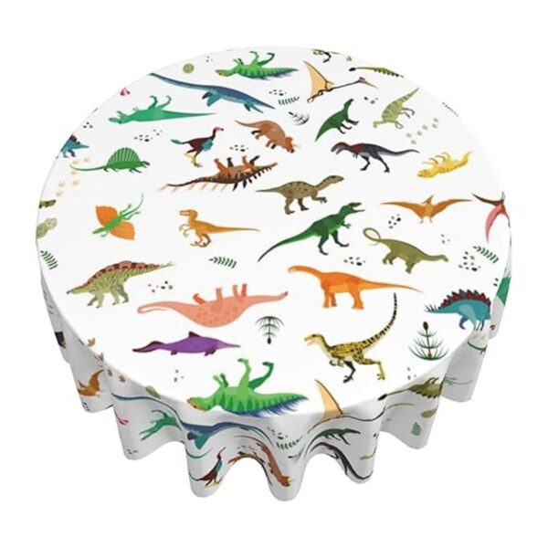 Mantel redondo de dinosaurio de 60 pulgadas para