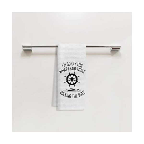 Toalla de baño decorativa con anclaje náutico I Sorry for_2