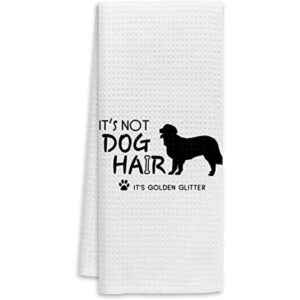Its Not Dog Hair Its Golden Glitter Funny Black Dog_1