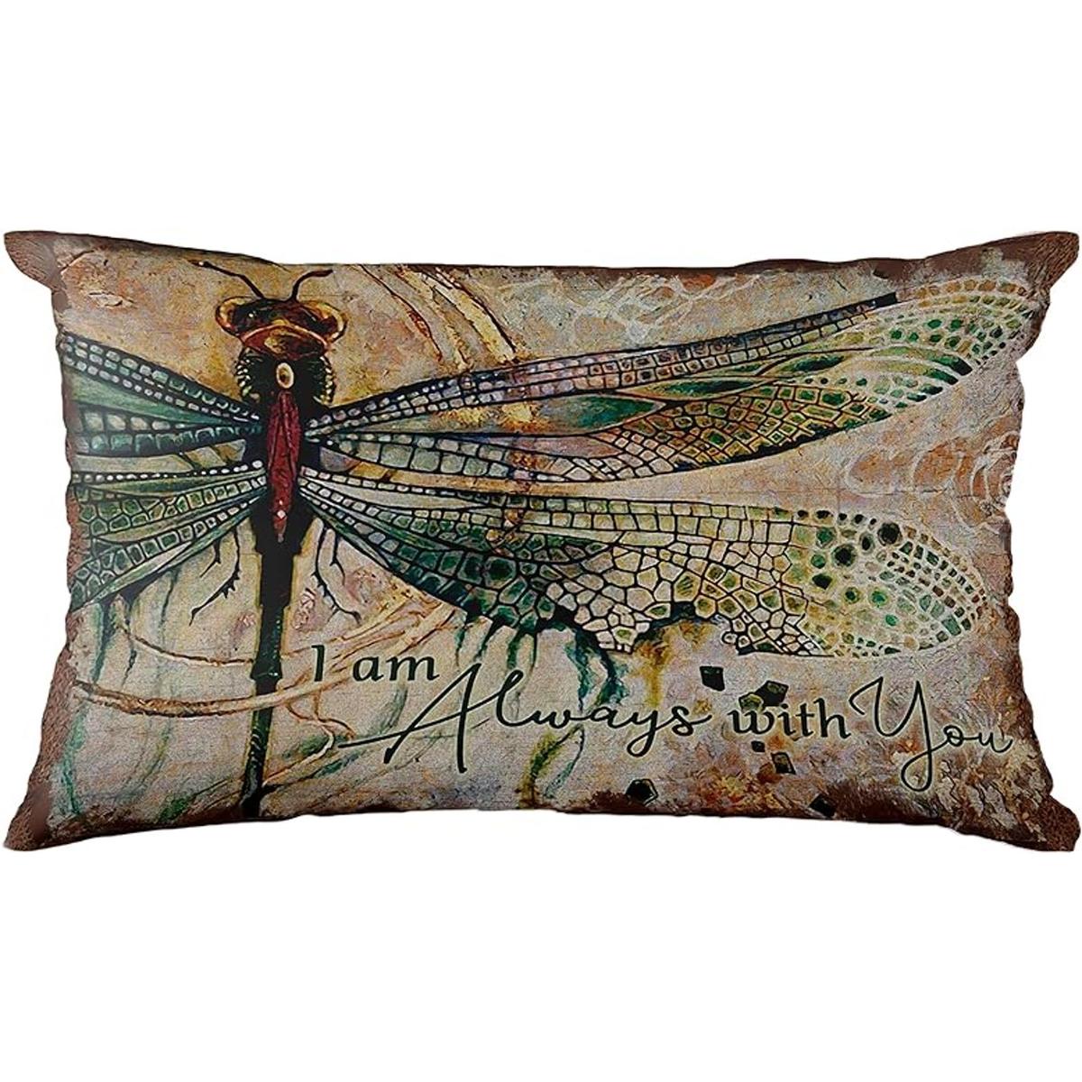 I Am Always with You Funda de almohada de 11.8 x 19.7 in