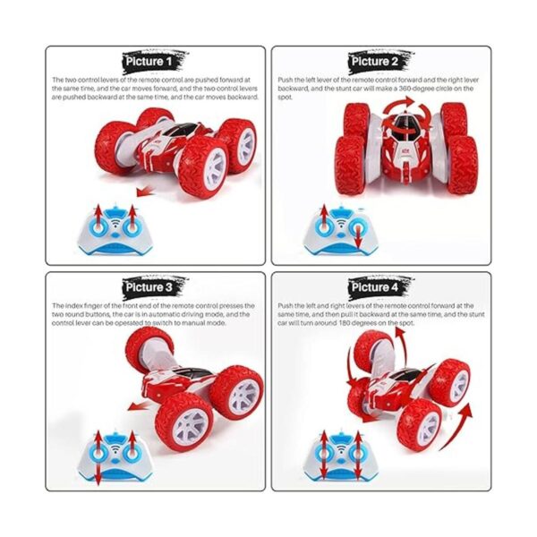 VOASTVY Coches de control remoto de 2.4 GHZ4 WD doble_5