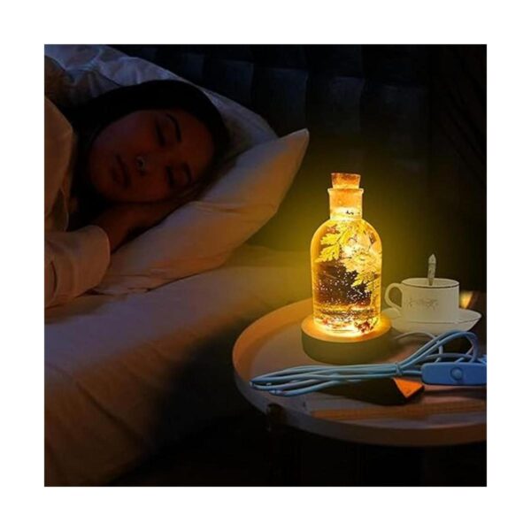 Voaesdk Molde de resina para botella de luz lámpara de_4