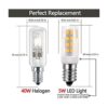 Vlio Bombilla LED E14 de 5 W paquete de 10 blanco cálido