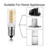 Vlio Bombilla LED E14 de 5 W paquete de 10 blanco cálido