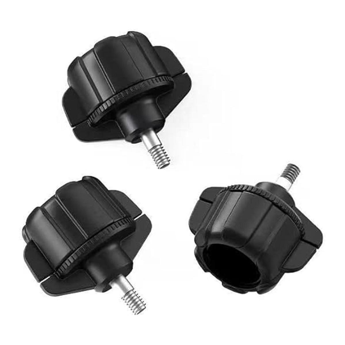 VizGiz Paquete de 3 bases de montaje de bola de 0.669 in a