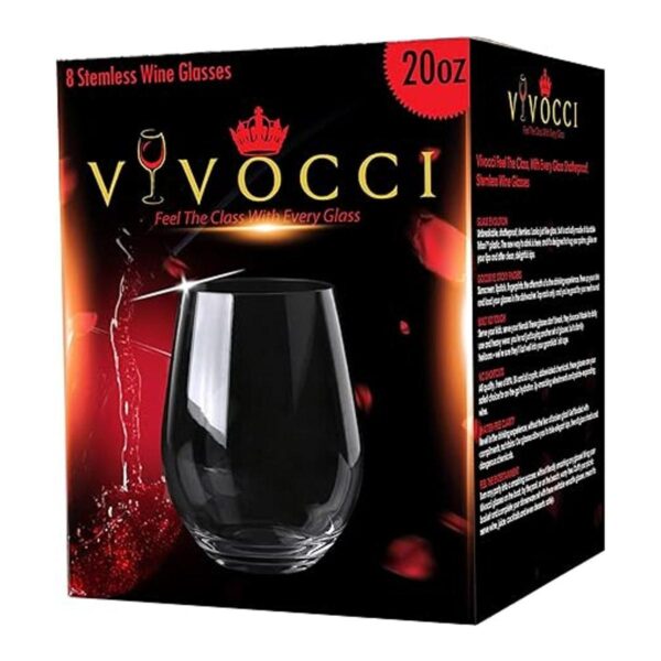 Copas irrompibles sin pie de Vivocci base 100 de