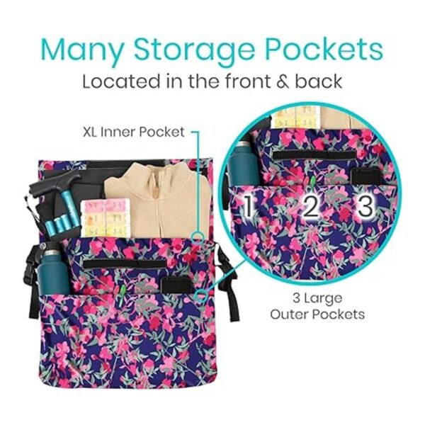 Vive Bolsa para silla de ruedas bolsa de accesorios para_3