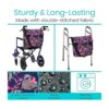 Vive Bolsa para silla de ruedas bolsa de accesorios para_4