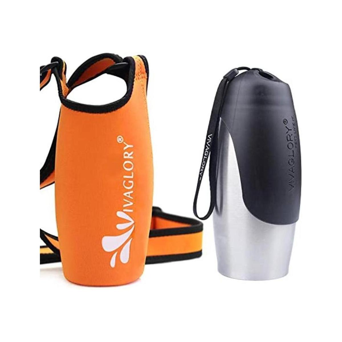 Vivaglory 25oz Stainless Steel Dog Bottle Neoprene