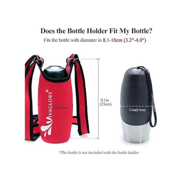 Vivaglory Bolsa de neopreno aislante para botella de agua_4