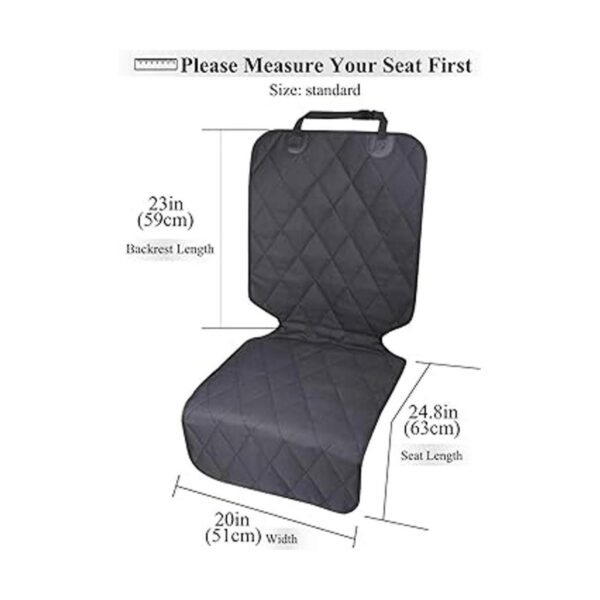 Vivaglory Funda para perro para asiento delantero con_6