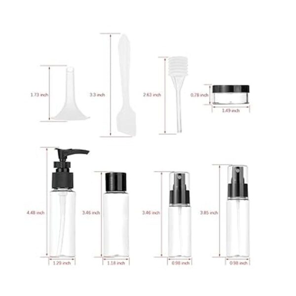 Vitog Kit de botellas de viaje aprobado por la TSA juego_3