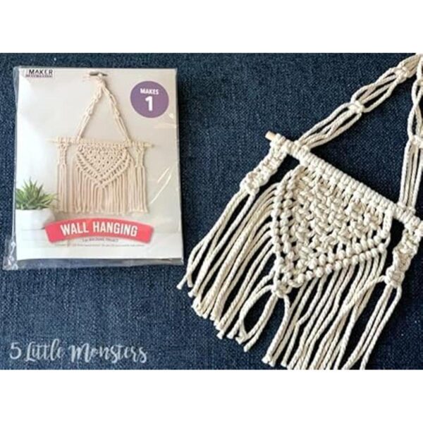 Leisure Arts Kit para hacer macramé color natural_2