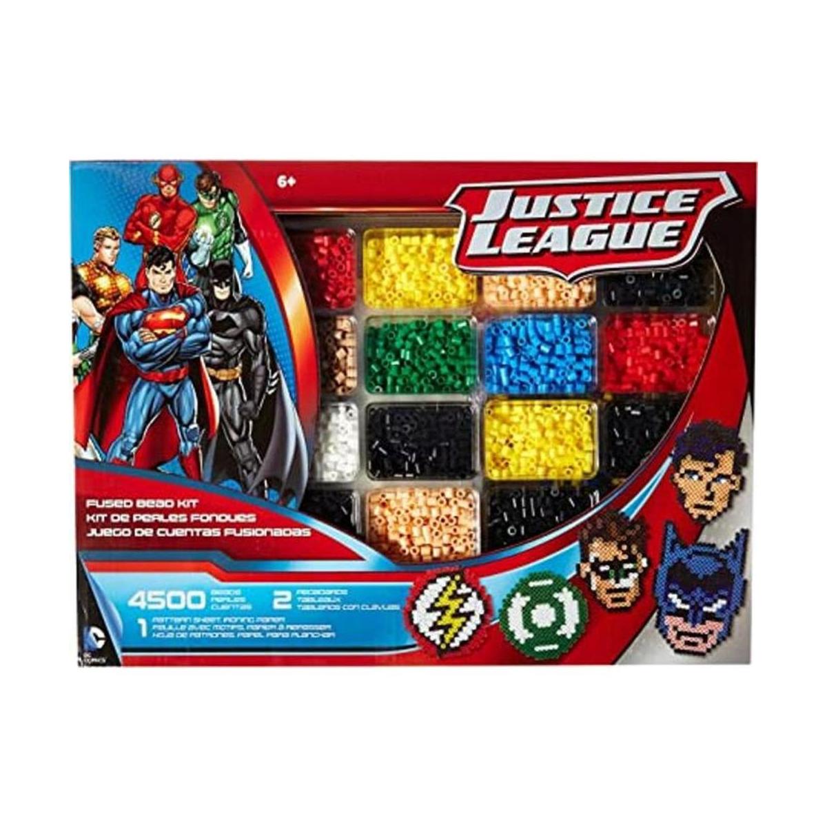 Perler Beads Manualidades de superhéroe de la Liga de la
