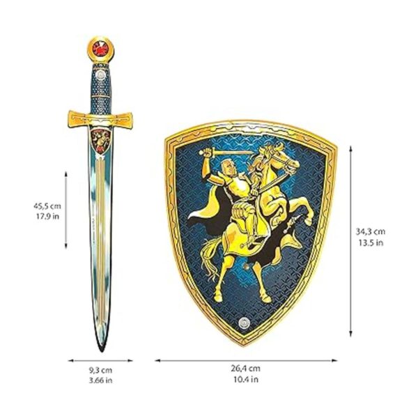 Liontouch Espada y escudo de juguete de caballero para_2