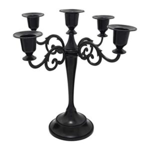 Viscacha Candelabro de metal de 5 brazos_1