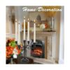 Viscacha Candelabro de metal de 5 brazos_3