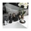 Juego completo de 5 accesorios de baño de color negro_6