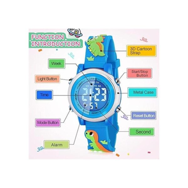 Viposoon Kids Watches with Waterproof Alarm Dinosaur_2