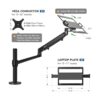 viozon Soporte para monitor y laptop soporte de_3