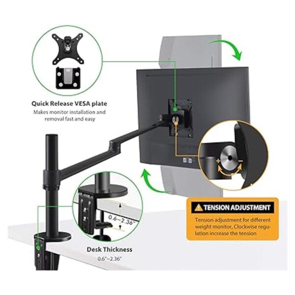 Viozon Soporte de montaje para laptopcuadernoproyector_2