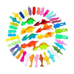 40 piezas de juguetes de animales de chinchetas de