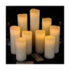 Vinkor Velas sin llama velas a pilas de 4 pulgadas 5_1